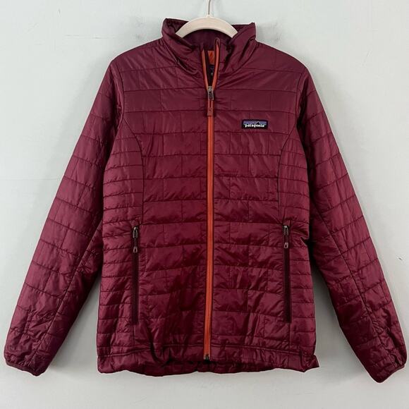 Patagonia Nano Puff Roamer Red Windproof Water Resistant Insulated Jacket - Picture 2 of 7